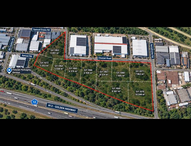 5,038M² VACANT LAND FOR SALE IN AEROTON